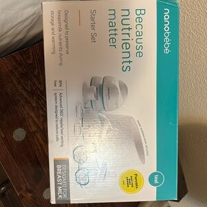 Nanobebe starter set. New in box.